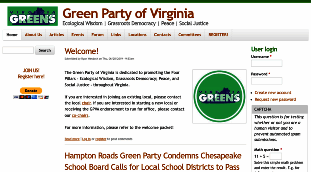 vagreenparty.org