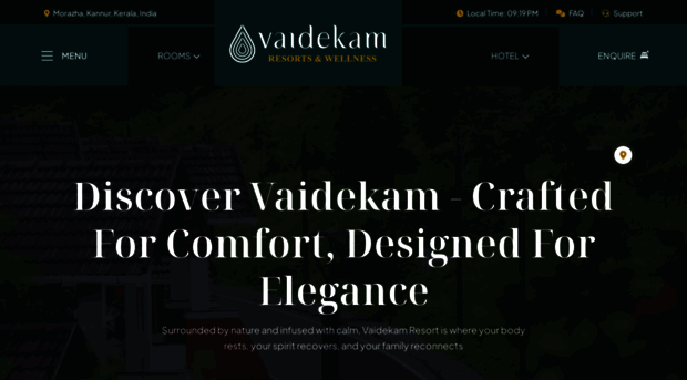 vaidekamresorts.com