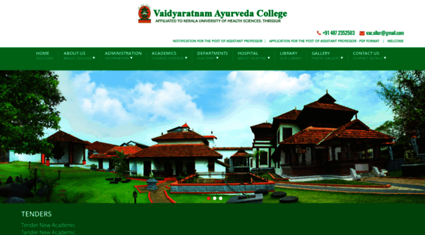 vaidyaratnamcollege.org