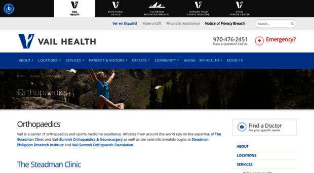 vailortho.com