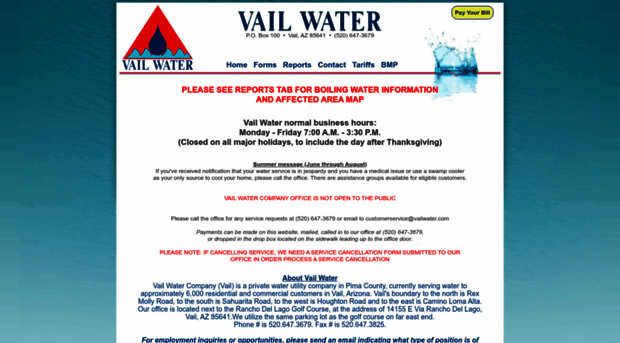 vailwater.com