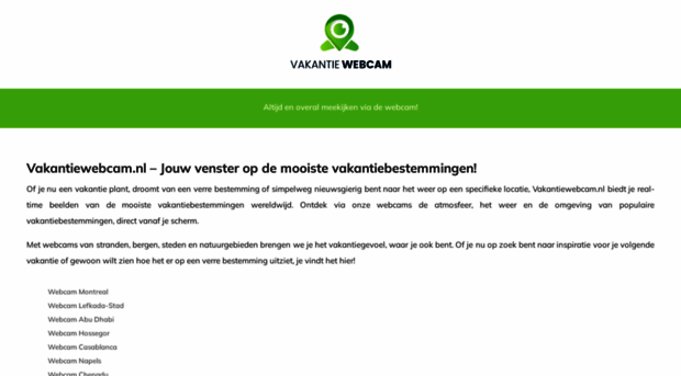 vakantiewebcam.nl