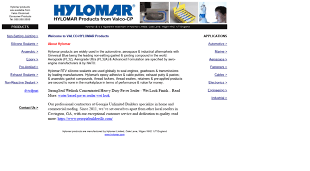 valco-hylomarproducts.com