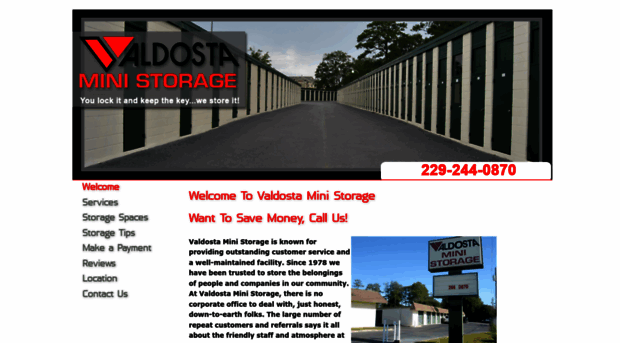 valdostaministorage.com