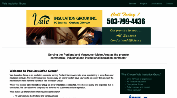 valeinsulation.com