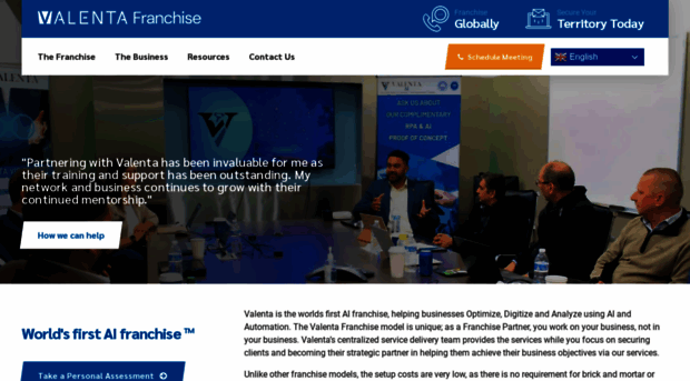 valentafranchise.com