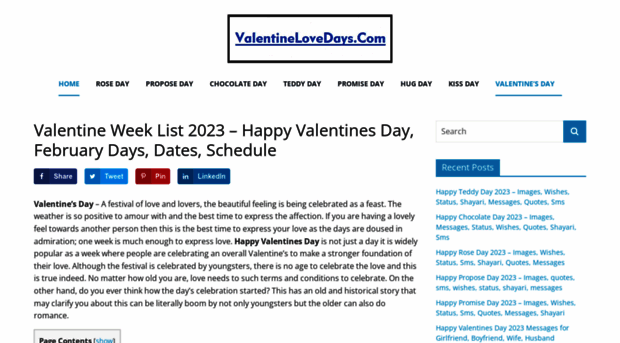 valentinelovedays.com