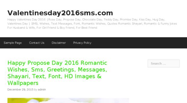 valentinesday2016sms.com