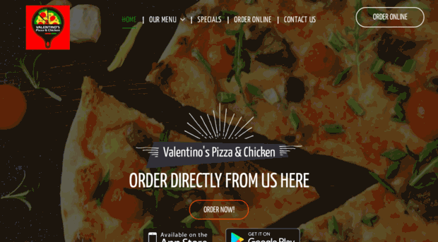 valentinospizzaandchicken.com