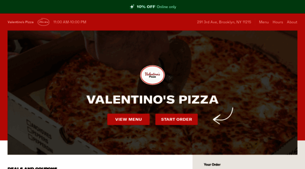 valentinospizzaofbrooklyn.com