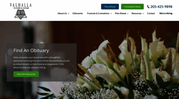 valhallafuneralhome.com - Funeral - Cemetery - Cremation... - Valhalla