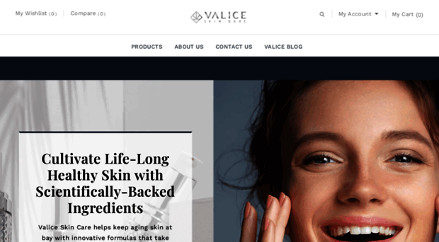 valiceskincare.com