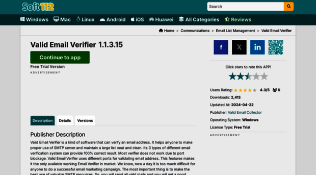 valid-email-verifier.soft112.com