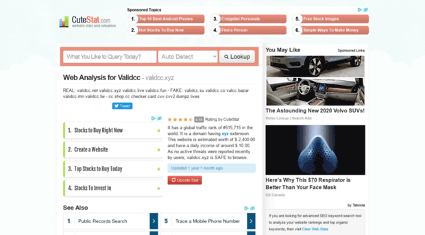 validcc.xyz.cutestat.com
