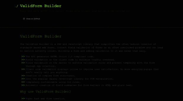 validformbuilder.org
