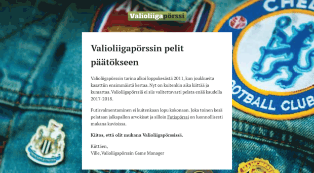 valioliigaporssi.fi