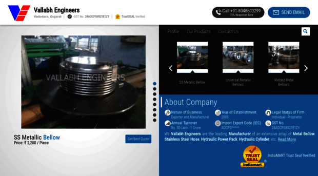 vallabhengineers.co.in