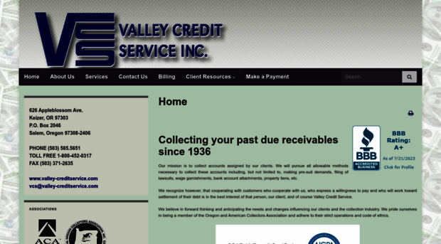 valley-creditservice.com