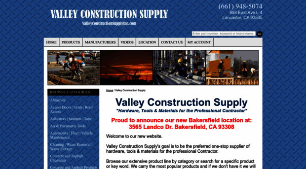 valleyconstructionsupplyinc.com