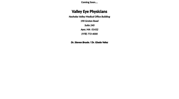 valleyeyephysicians.com