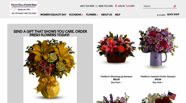 valleyfallsflowershop.com