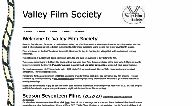 valleyfilmsociety.org