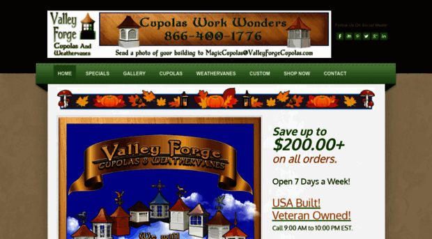 valleyforgecupolas.com