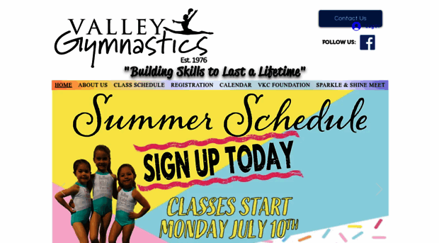 valleygymnastics.com