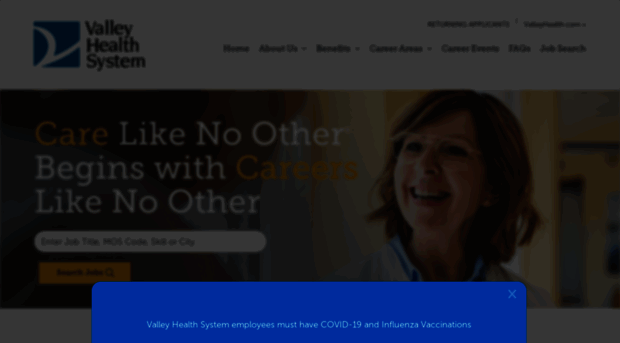 valleyhealthcareers.com