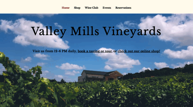 valleymillsvineyards.com