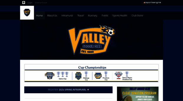 valleysoccerclub.org