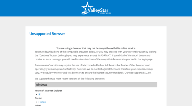 valleystar.onlinebank.com