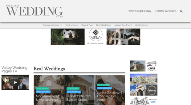 valleyweddingpages.com