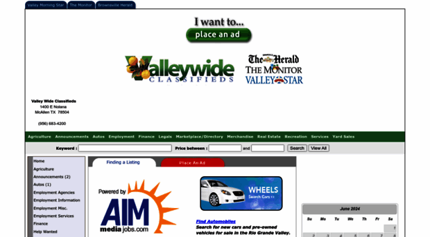 valleywideclassifieds.onlineads.advpubtech.com