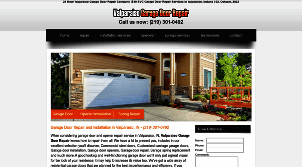 valparaisogaragedoorrepair.biz