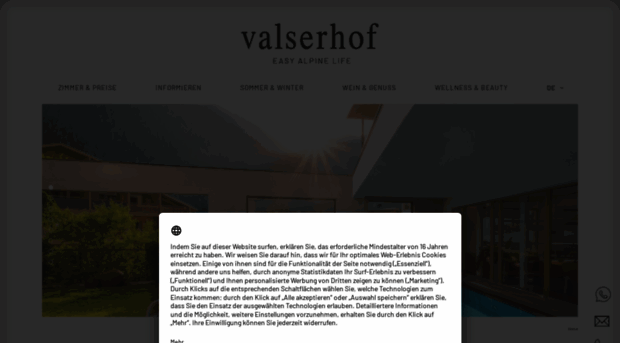 valserhof.com