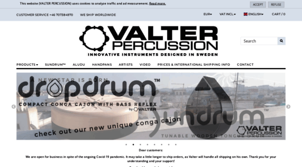 valterpercussion.com