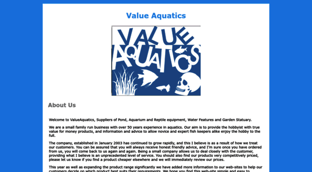 valueaquatics.co.uk