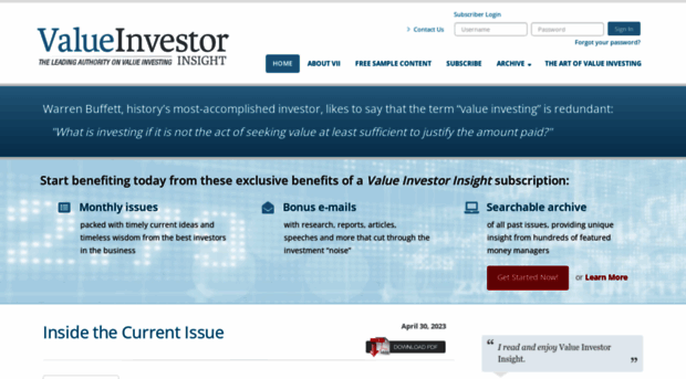 valueinvestorinsight.com