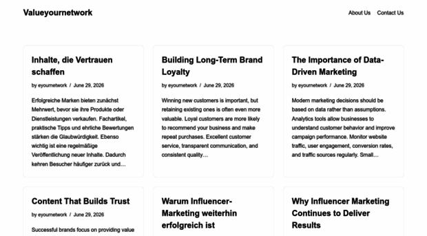 valueyournetwork.co.uk