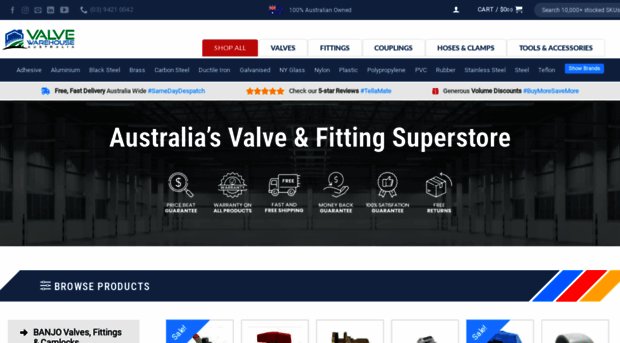 valvewarehouseaustralia.com.au