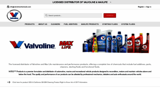 valvolinechemicals.com