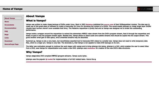 vamps.sourceforge.net