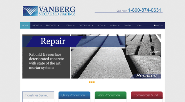 vanbergcoatings.com