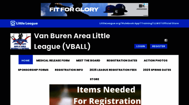 vanburenarealittleleague.org