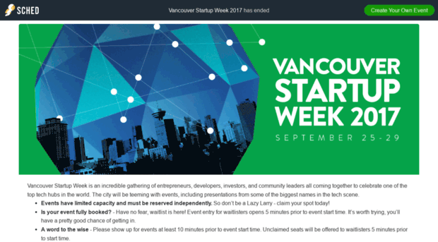 vancouverstartupweek2017.sched.com