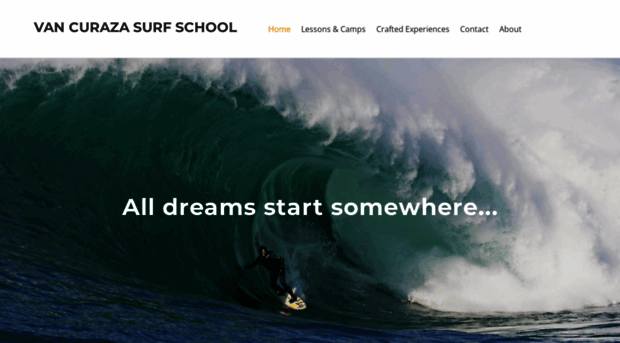 vancurazasurfschool.com