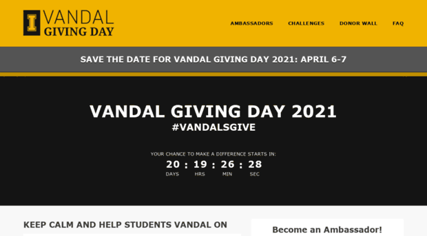 vandalsgive.uidaho.edu