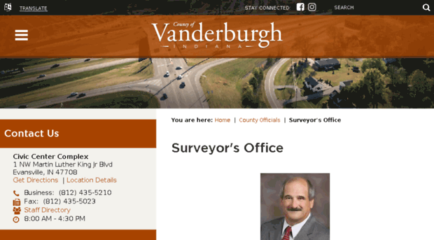 vanderburghsurveyor.com