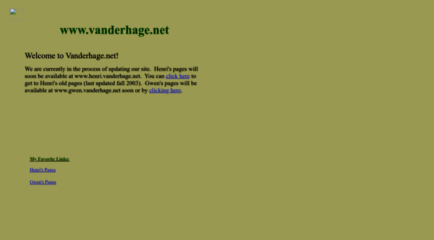 vanderhage.net